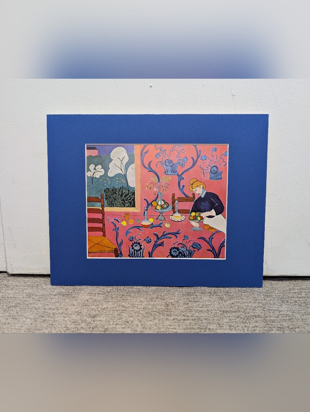 Henri Matisse "Harmony In Red (Red Room)" Bookplate Decorative Wall Art Print